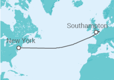 Atlantic Crossing Cruise itinerary  - Cunard