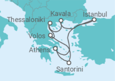 Greek Isles & Istanbul Easter Cruise Cruise itinerary  - Celestyal Cruises