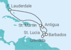 Sint Maarten, Saint Lucia, Barbados, Antigua And Barbuda Cruise itinerary  - Celebrity Cruises