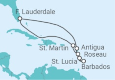 Sint Maarten, Barbados, Saint Lucia, Antigua And Barbuda Cruise itinerary  - Celebrity Cruises