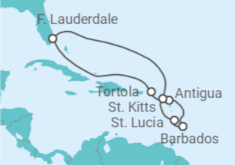 Caribbean Celebrity Eclipse +Hotel +Flights Cruise itinerary  - Celebrity Cruises