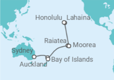 New Zealand, French Polynesia, US Cruise itinerary  - Celebrity Cruises