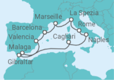 Spain, Gibraltar, Italy, France Cruise itinerary  - Celebrity Cruises