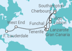 Southampton to Fort Lauderdale (Florida) Cruise itinerary  - Princess Cruises