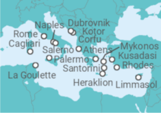 Athens (Pireaus) to Civitavecchia (Rome) Cruise itinerary  - Princess Cruises