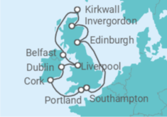 United Kingdom Cruise itinerary  - Norwegian Cruise Line