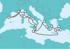 Malta, Italy, France, Spain, Greece, Turkey Cruise itinerary  - Holland America Line