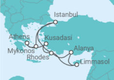  Turkey & Greece Cruise itinerary  - Holland America Line