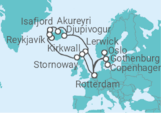 Sweden, Denmark, Norway, Holland, United Kingdom, Iceland Cruise itinerary  - Holland America Line