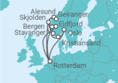 Norway, Holland Cruise itinerary  - Holland America Line