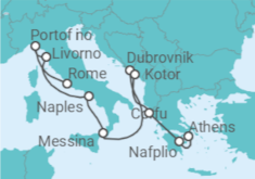 Italy, Croatia, Montenegro, Greece Cruise itinerary  - Holland America Line