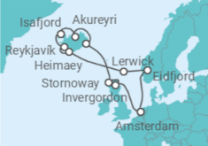 Norway, United Kingdom, Iceland Cruise itinerary  - Holland America Line