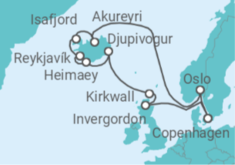 Norway, Iceland, United Kingdom Cruise itinerary  - Holland America Line