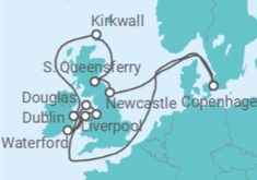British Isles from Denmark Cruise itinerary  - Holland America Line