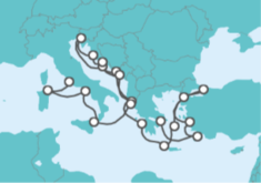 Athens (Pireaus) to Civitavecchia (Rome) Cruise itinerary  - Holland America Line
