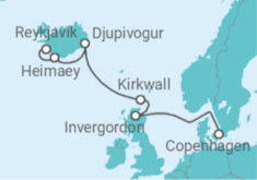 Iceland & Scotland ending in Denmark Cruise itinerary  - Holland America Line