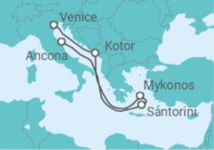 Montenegro, Greece Cruise itinerary  - MSC Cruises