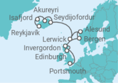 Portsmouth to Reykjavik (Iceland) Cruise itinerary  - Norwegian Cruise Line