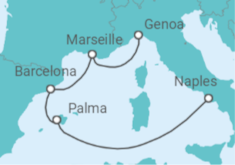 Naples to Genoa Cruise itinerary  - MSC Cruises