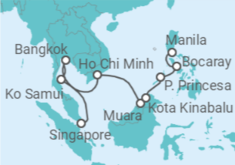 Thailand, Vietnam, Malaysia Cruise itinerary  - Norwegian Cruise Line