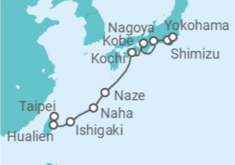 Keelung (Taiwan) to Tokyo Cruise itinerary  - Norwegian Cruise Line