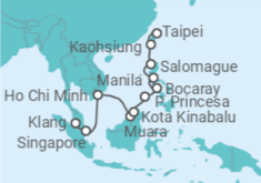 Singapore to Keelung (Taiwan) Cruise itinerary  - Norwegian Cruise Line