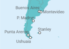 Uruguay, Argentina, Chile Cruise itinerary  - Norwegian Cruise Line