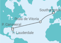 Southampton to Fort Lauderdale Cruise itinerary  - Cunard