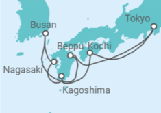 Japan, South Korea Cruise itinerary  - Cunard