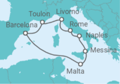 Mediterranean Cruise itinerary  - Carnival Cruise Line