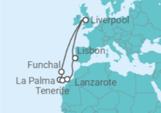 Canary Islands Christmas & Lisbon New Year Cruise itinerary  - Fred Olsen
