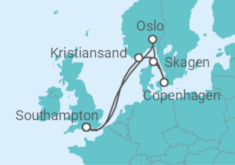 Denmark & Nowary with Kelly Holmes  Cruise itinerary  - Princess Cruises