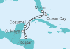 Honduras, Mexico All Incl. Cruise itinerary  - MSC Cruises