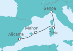 Spain, Italy All Incl. Cruise itinerary  - MSC Cruises