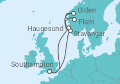 Norwegian Fjords Cruise itinerary  - PO Cruises