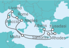 France, Italy, Malta, Greece, Turkey Cruise itinerary  - PO Cruises