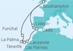 Canary Islands Cruise itinerary  - PO Cruises