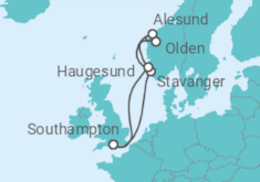 Norwegian Fjords Cruise itinerary  - PO Cruises