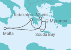 Greece Cruise itinerary  - PO Cruises