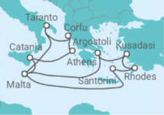 Greece, Turkey, Malta, Italy Cruise itinerary  - PO Cruises