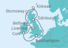 United Kingdom Cruise itinerary  - PO Cruises