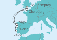 France, Portugal, Spain Cruise itinerary  - PO Cruises