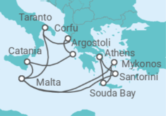 Greece, Malta, Italy Cruise itinerary  - PO Cruises