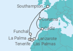 Canary Islands Cruise itinerary  - PO Cruises