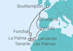 Canary Islands Cruise itinerary  - PO Cruises