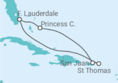 Eastern Caribbean with St. Thomas Cruise itinerary  - Princess Cruises