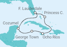 Jamaica, Cayman Islands, Mexico Cruise itinerary  - Princess Cruises