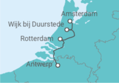 Springtime in Holland (port-to-port cruise) Cruise itinerary  - CroisiEurope