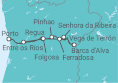 The Douro River, the spirit of Portugal (port-to-port cruise) Cruise itinerary  - CroisiEurope