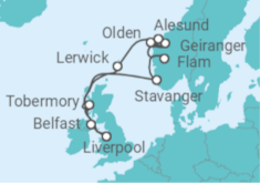 Northern Isles & Fjordland Adventure Cruise itinerary  - Ambassador Cruise Line